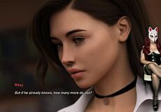 Yo, watching this girl masturbate to a porn game is wild! 😜