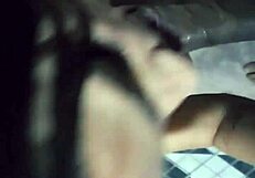 débora andrade sucks big black cock on bathroom floor