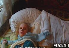 Check this teen bouncing hard on a hidden spycam