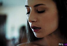 Kyler Quinn begs her stepmom for a family threesome after getting caught masturbating