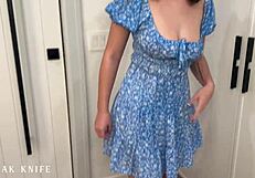 wow, caught ellie nova, my neighbor’s daughter, touching herself!