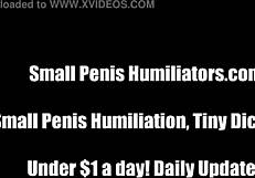 i humiliate that small cock with femdom sph and masturbation fetish