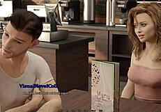3D cartoon featuring Asian girl in Matrix Hearts Blue Otter