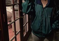 Ebony Babe Sucks Balls In Outdoor Blowjob!