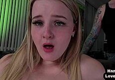 Beautiful POV video of my curvy girlfriend masturbating until she cums