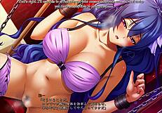 Mahiro in bondage in this Japanese anime porn video with English subtitles