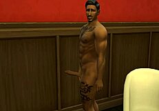 Gareth fucks father-in-law in mmf threesome