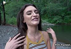 Riverside quickie with beautiful stranger