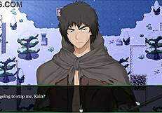 I enter the holy cathedral in succubus covenant, discovering half-naked blonde angels.