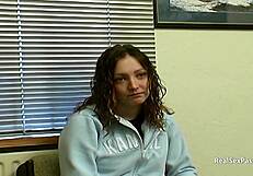 Nervous British Teen's First Porn Casting Interview