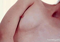 Teen 18+ Babe Bent Over For Doggystyle Pussy Fucking And Deepthroat