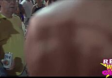 Fantasy Fest Sluts Flash On Street.