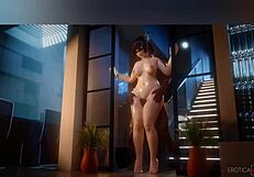 Sexy Mei compilation with big cock titty fuck and handjob