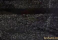 real lesbos casually flash their asses outside