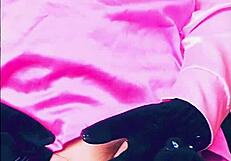 Amateur Transsexual Veronica Uses Dildo and Toys Alone at Home, European Blonde Crossdresser