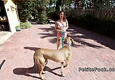 Nasty Petite 18+ Chick Deepthroats and Fucks Massive Black Cock with Choking