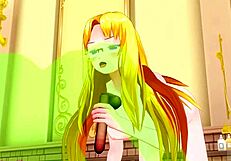 Elegant Japanese sister in uncensored fetish training with forced ejaculation