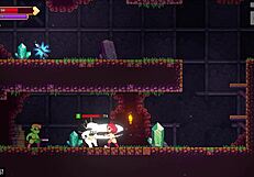 want to see futanari blowjob in caves?