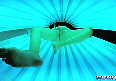 Old Redhead Teen Gives Blowjob to Annoying Stepbrother