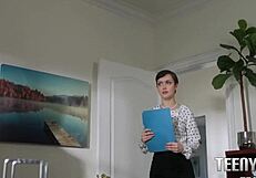 My Small Secretary Jade Valentine Getting Fucked By Robby Echo!