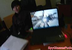 Stunning Amateur Teen Rides Cock Hard in POV Action