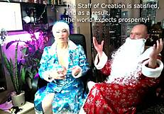 santa claus gets rough and hard with snow maiden during xmas chaos