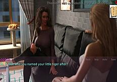 Wife And Stepmother Play Suggestive Game In Cartoon 89