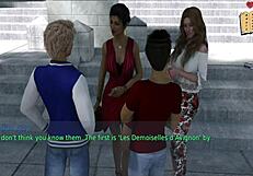 Wife and stepmother engage in playful game with teens