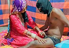 Hot Indian wife in salwar kameez gets fucked hard