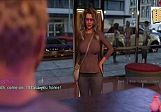 Wife And Stepmother Play Suggestive Game In Cartoon 89