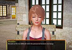 Blonde With Big Tits And Ass In Erotic Anime Cartoon Game Scenes