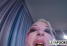 Leya Falcon Tub Shower Masturbation