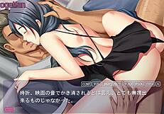 anime couple chats in hentai scene