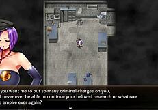 Karryn's Rough Threesome With Slime Monster And Thug In Prison Hentai