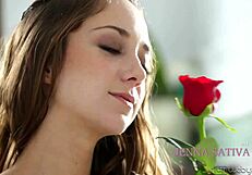 teenie remy lacroix and jenna sativa explore lesbian licking and face sitting in casual fun