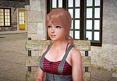 Blonde With Big Tits And Ass In Erotic Anime Cartoon Game Scenes