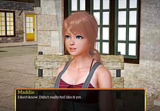 Blonde With Big Tits And Ass In Erotic Anime Cartoon Game Scenes