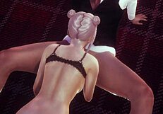 A skinny blonde named Anya has a POV ride on a big cock