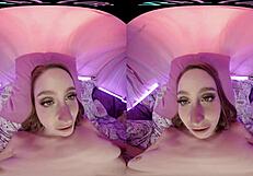 Vrallure Pillow Palace – Petite Blonde Masturbates With Toys!