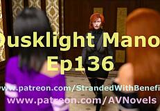 Dusklight Manor 136 Is Explored By A Redhead