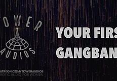 your first group experience erotic audio for women.