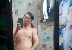 vietnamese gay man enjoys solo activities with big cock