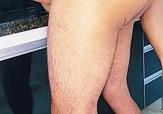 Blonde Wife Fucked On Sink With Creampie