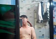 vietnamese gay man enjoys solo activities with big cock