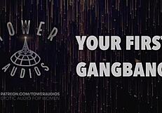 your first group experience erotic audio for women.