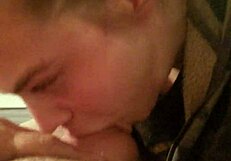 Amateur deepthroat blowjob is so sloppy 😍