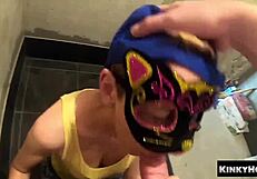 Couple Sucks Monster Cock and Swallows Cum at Home