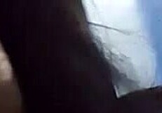 in this asian couple scene the girl didn't like the movie so she sucks and drinks the milk instead