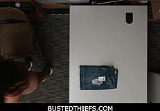 i caught the teen burglar lily adams stealing and made her suck my cock