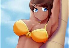 مجموعة هنتاي جريئة لأوي أساهينا بأصول سوداء كبيرة